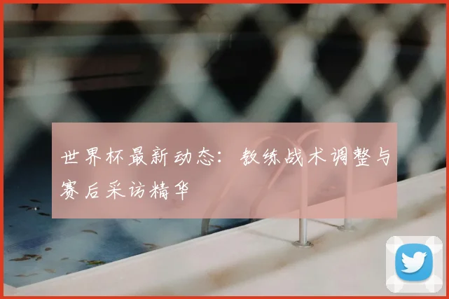 世界杯最新动态:教练战术调整与赛后采访精华